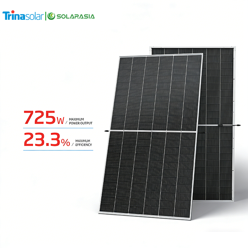 Paneles Trina Solar 700 Watt 705 Watt 710W 715W 720 Watt 725W Bifacial Mono-Si Ip68 Solar Panels